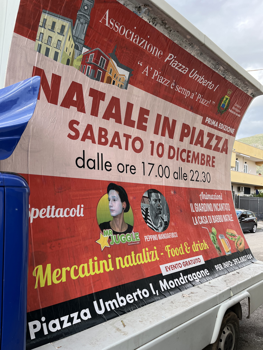 vela pubblicitaria elettorale